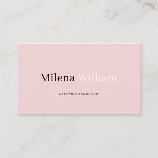 Modern Elegant Two Tone QR Code 名刺 (正面)