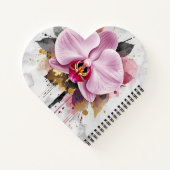 Modern Elegant Valentine’s Day Romantic Love Desig ノートブック (裏面)