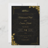 Modern Elegant Wedding Invitation Template | Edita カード (正面)