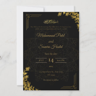 Modern Elegant Wedding Invitation Template | Edita カード