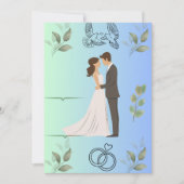 Modern Elegant Wedding Invitation Template | Edita カード (正面)