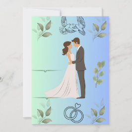 Modern Elegant Wedding Invitation Template | Edita カード