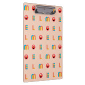 Modern Elmo Pattern Clipboard クリップボード (右)