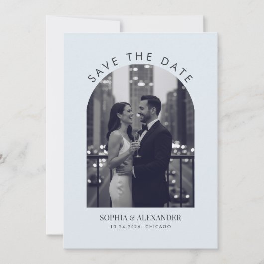 Modern Emerald Arch Photo Frame シーズンカード (正面)