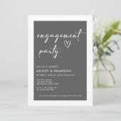 Modern Engagement Party 招待状 (スタンド正面)