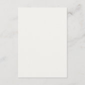 Modern Estate Details Card | Elegant Minimalist エンクロージャーカード (裏面)