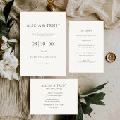 Modern Estate Details Card | Elegant Minimalist エンクロージャーカード