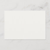 Modern Estate RSVP Card | Minimalist Elegant (裏面)