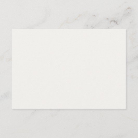 Modern Estate RSVP Card | Minimalist Elegant (裏面)