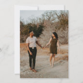 Modern Estate Wedding Invitation | Elegant Minimal 招待状 (裏面)