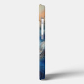 Modern Ethereal Cloud Flow Phone Case Vibrant Blue Case-Mate iPhoneケース (裏面 / 左)