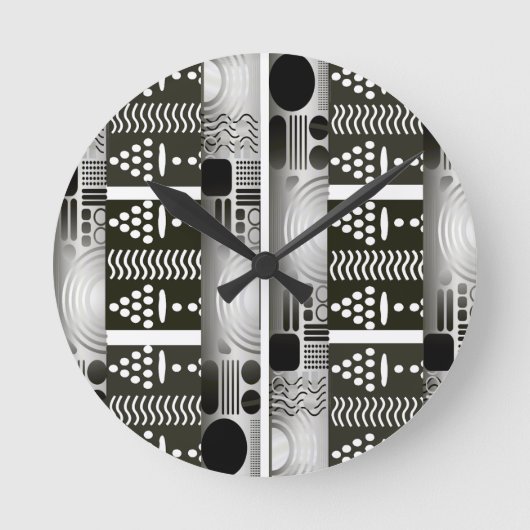 Modern Ethnic Wall Clock ラウンド壁時計 (正面)