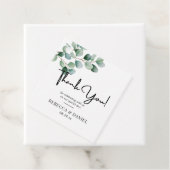 Modern Eucalyptus Greenery Wedding フェイバータグ (インサイチュ)