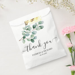 Modern Eucalyptus Greenery Wedding フェイバーバッグ