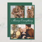 Modern Everything Christmas Holiday Card シーズンカード (正面/裏面)