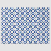 Modern Evil Eye Pattern Blue & Gold Protection 薄葉紙 (正面)