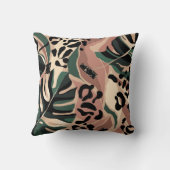 Modern exotic pattern with leopard skin. Creative クッション (裏面)