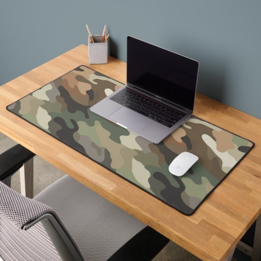 Modern Eye Catching Camouflage Pattern Desk Mat デスクマット (オフィス2)