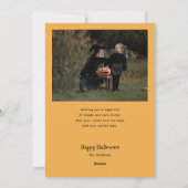 Modern Faboolous Halloween Photo Collage シーズンカード (裏面)