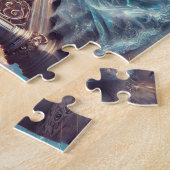 Modern Fairytale Gown Enchanted Palace Fantasy ジグソーパズル (側面)