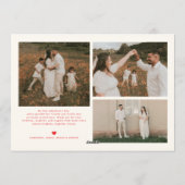 Modern Family 5 Photos Happiest Valentines Day シーズンカード (裏面)