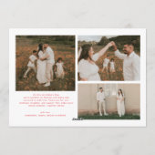 Modern Family 5 Photos Happiest Valentines Day シーズンカード (裏面)