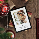 Modern Family Christmas Black Frame<br><div class="desc">Modern Family Christmas Black Frame</div>