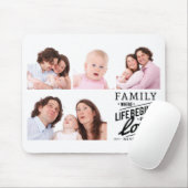 Modern Family Love Quote Photo Collage マウスパッド (マウス)