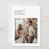 Modern Family Photo | All Is Calm All Is Bright シーズンカード (正面)