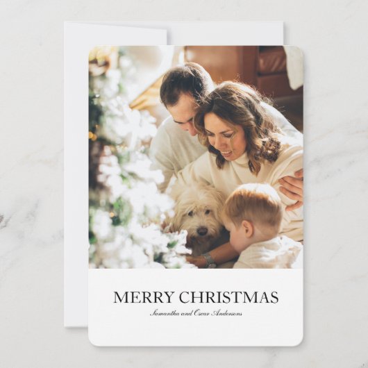 Modern Family Photo And Merry Christmas (正面)