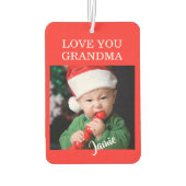 Modern Family Photo Christmas カーエアーフレッシュナー (裏面)