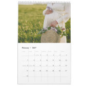 Modern Family Photo Collage Calendar カレンダー (2月 2027)