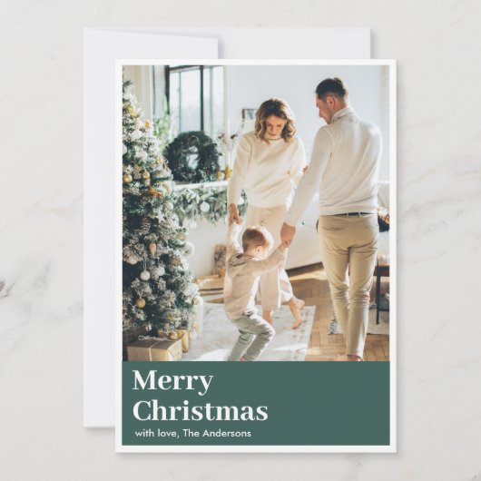 Modern Family Photo | Green Merry Everything  (正面)