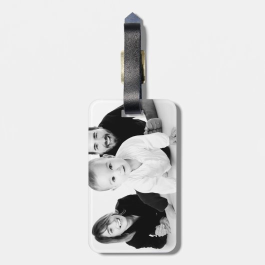 Modern Family Photo Keepsake ラゲッジタグ (裏面縦)
