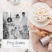 Modern Family Photo | Merry Christmas | Holiday