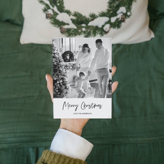 Modern Family Photo | Merry Christmas | Holiday