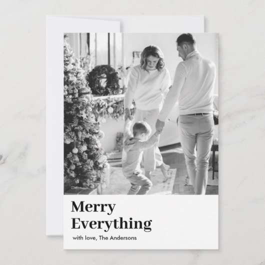 Modern Family Photo | Merry Everything | Holiday (正面)