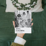 Modern Family Photo | Merry Everything | Holiday<br><div class="desc">Modern Family Photo | Merry Everything | Holiday</div>