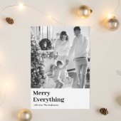 Modern Family Photo | Merry Everything | Holiday