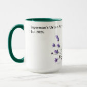 Modern Farm To Table Artisanal Egg Custom マグカップ (左)