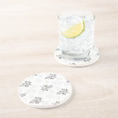 Modern Farmhouse Decorative Coaster - Rustic Chic  コースター (側面)