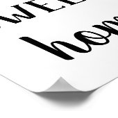 Modern Farmhouse Home Sweet Home Print ポスター (角)