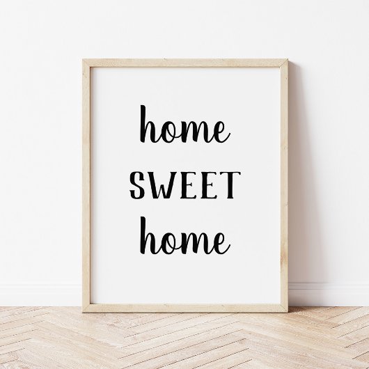 Modern Farmhouse Home Sweet Home Print ポスター