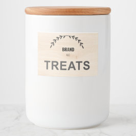 Modern Farmhouse Pet Food Container Label | Custom フードラベル