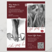 Modern Fashion Boutique  Flyer チラシ (裏面)