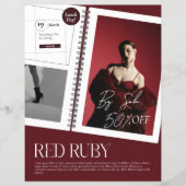 Modern Fashion Boutique  Flyer チラシ (正面)