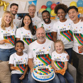 Modern Father's Day Celebration Shirt  Tシャツ