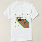 Modern Father's Day Celebration Shirt  Tシャツ
