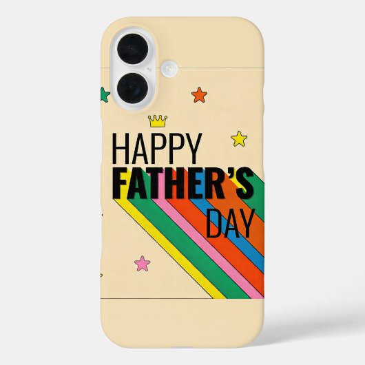 Modern Father's Day Star Design Case   Case-Mate iPhoneケース