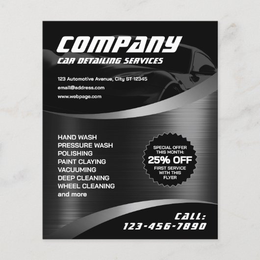 Modern faux metallic automotive チラシ (正面)